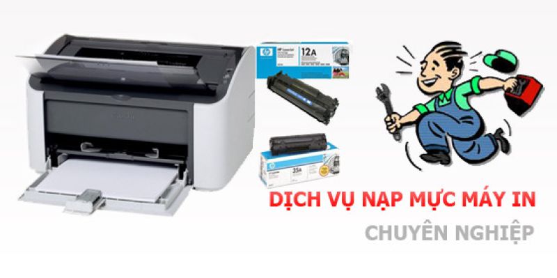 Nạp mực máy in tận nơi TPHCM